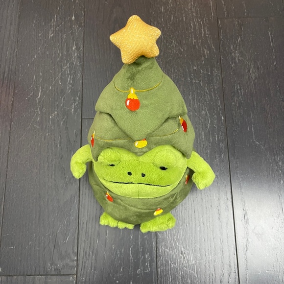 BNWT RARE Jellycat Christmas Tree Ricky Rain FrogSize Medium RR3FC holiday green - Picture 4 of 6